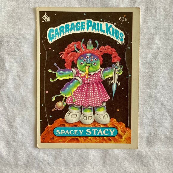 Garbage Pail Kids Card 1985 Topps - 63a Spacey Stacy - Picture 1 of 2